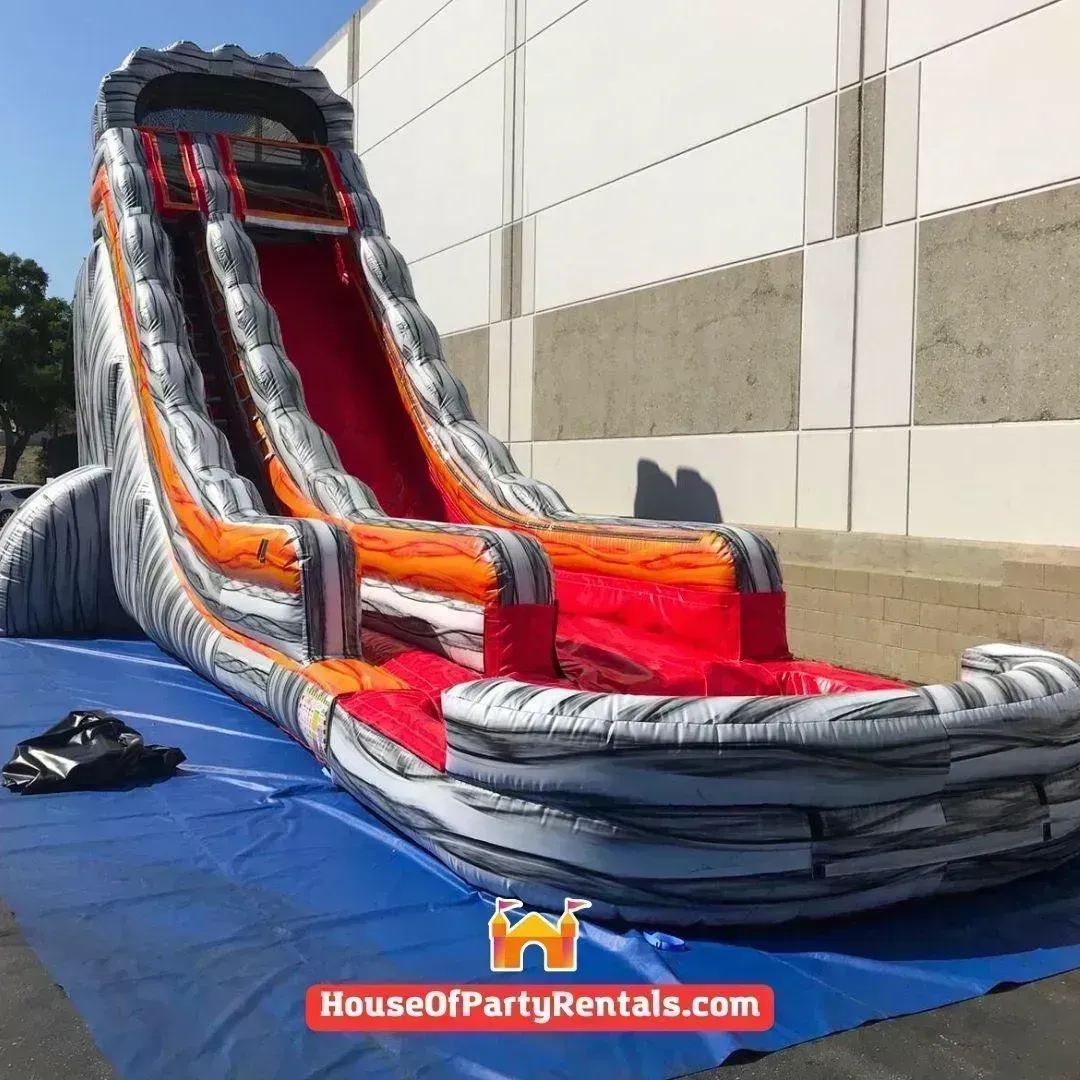 24 Ft Volcano Waterslide 1